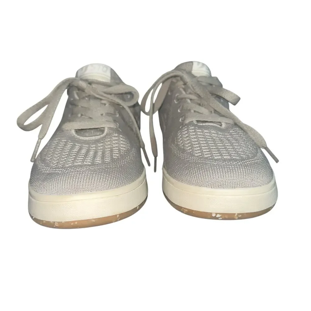 STQ Women’s Sneakers Size 8.5 Gray Knit Comfort Walking Shoes